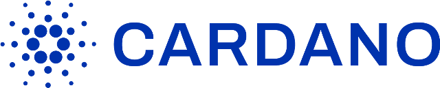Logo kryptowaluty Cardano niebieskie