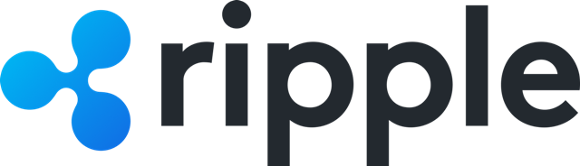 Niebiesko-czarne logo Ripple